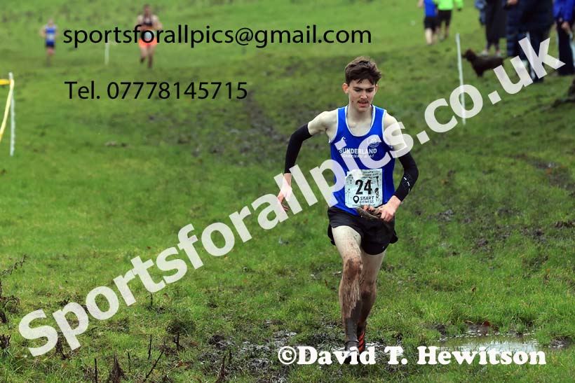 Senior mens 2023 NECAA Cross Country Relays, Thornley Hall Farm, Peterlee, County Durham. Photo: David T. Hewitson/Sports for All Pics